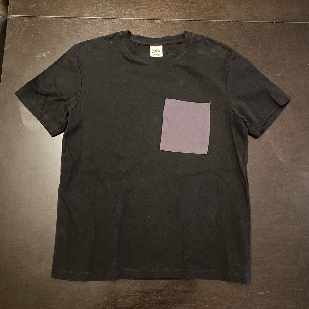 Zara Men’s Oversized Pocket T Shirt